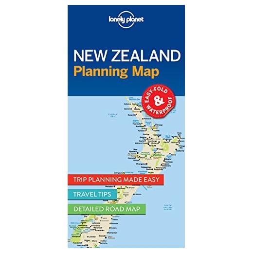 Durable Waterproof New Zealand Travel Map