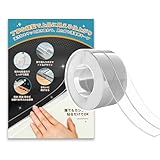 NAGANORI フレームカバー マスキングテープ 透明 防カビ防水 コンロ 隙間テープ キッチン 防カビテープ すきま カビ汚れ防止 耐高温テープ 補修 防水 防油 強力 粘着 耐熱 自由にカット キッチン 窓の隙間(透明1.4cmx2.5m)