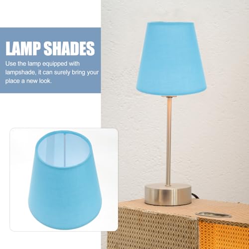 Image of Baluue Fabric Lampshade Ceiling Lamp Shade Hanging Cover Soft Light Shade for Chandelier Floor Light Desk Lamp Eye Protection 5.51 X 5.51 X 5.11 in