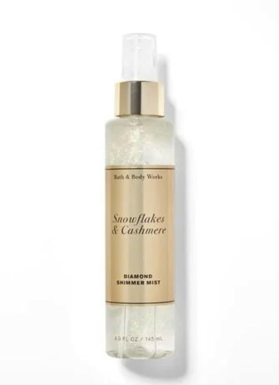 Bath & Body Works Diamond Shimmer Mist - 4.9 fl oz / 146 mL (4.9 Fl Oz (Pack of 1), Snowflakes & Cashmere)