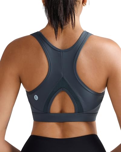 Image of RUNNING GIRL Sports Bras for Women High Support Moulded Cup High Impact Sports Bras Racerback Workout Running Yoga Bra