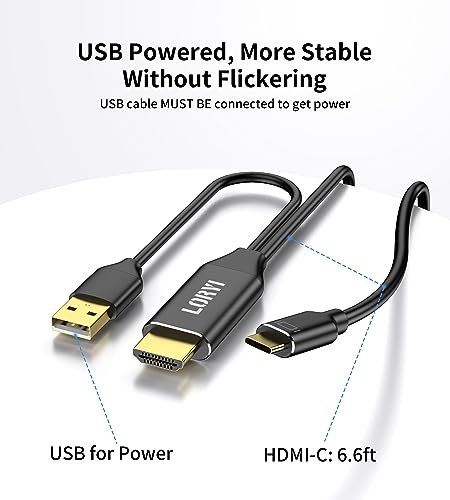 Cable HDMI a USB-C para conectar consolas a pantallas portátiles y gafas inteligentes 5