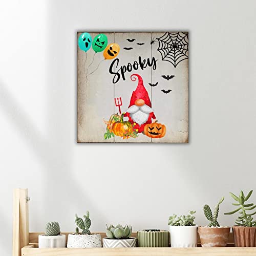 Letreros de madera de Halloween para una decoración de cocina rústica y acogedora 5
