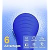 Sonic-Facial-Cleansing-Brush-Waterproof-Face-Scrub-Brush-for-Men-Women-Rechargeable-Face-Brushes-for-Cleansing-and-Exfoliating-Electric-Face-Scrubber-Cleanser-Brush-Blue NÃ¥graCoola CLIE Facial Cleansing Brush, Waterproof and Rechargeable Face Scrub Brush for Men & Women, Cleansing, Exfoliating and Massaging, Electric Face Scrubber - Blue