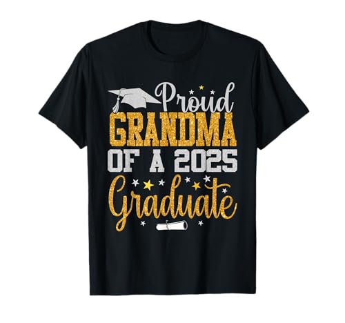 Abuela orgullosa de una graduación senior de clase de posgrado 2025 Camiseta