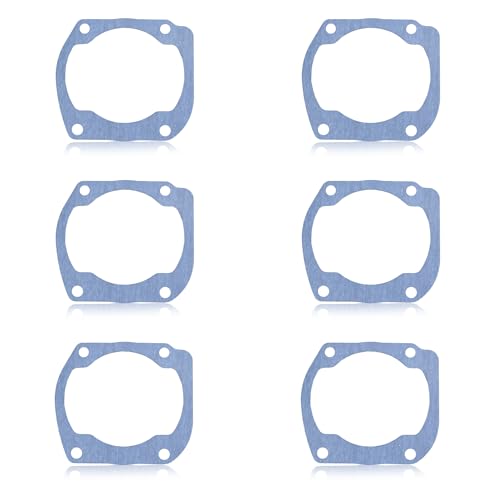 HAISHINE Cylinder Base Gasket 6-Pack for Husqvarna 362 365 371 372 Chainsaws