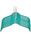 Joy Mangano 10-Pc. Huggable Hanger Set for Shirts (Teal)