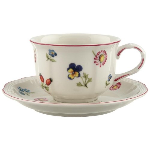 villeroy e boch "petite fleur" 1 tazza da tè con piattino, 0,20 l prima scelta