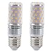 Ampoule LED E27 9W Blanc Chaud 3000K, Ampoules à vis Edison E27 1200LM Équivalent à une ampoule halogène 100W, Ampoules LED E27 Maïs pour lampe de bureau, Pas de gradation, AC 175-265V, Paquet de 2