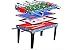 DE VES SPORT Mesa Multijuego 4 en 1 Sportpark - Devessport - Futbolín, Billar, Ping Pong y Air Hockey - 98x54x73,5 cm