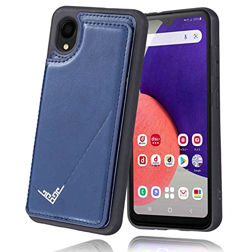�yViesa�z�w�ʃJ�o�[ �P�[�X�蒠�^ �݊��� Galaxy A23 5G/SC-56C/SCG18 �Ή� Samsung �w�ʌ^�P�[�X (�l�C�r�[�u���[) �y�E�� �����₷���A���u���X�^���h�@�\ ���z�^ �X�}�z�o�b�N?�J�o�[ �T���X�� �M�����N�V�[a23