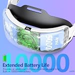 Head Strap with 10000mAh Battery for Meta Quest 3/3s, Recharging Elite Strap Replacement with LED Display, Adjustable Headstrap VR Accessories for Oculus/Meta Quest 3