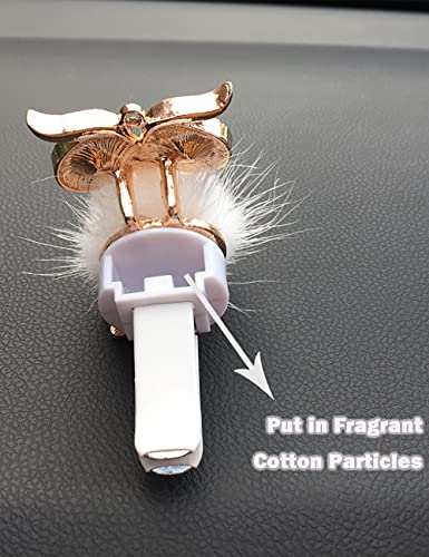 Image of KEEPFINE Car Diffuser Vent Clip,2pcs Owl Cute Car Air Freshener,Bling Crystal Car Air Vent Clip Charms Car fresheners for Women (Sapphire,Wine Red)