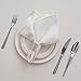 Accmor 50pcs Napkin Rings, Champagne Napkin Rings Buckles for Table Decorations, Wedding, Dinner, Party, DIY Decoration