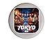 Tokyo Japan Design D Souvenir Frisbee Flying Disc 4-Pack
