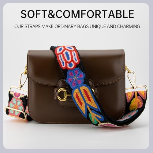 Image of Purse Straps Replacement Crossbody Wide Bag Strap for Purses Adjustable Shoulder Straps for Women Bags