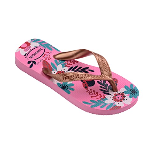 Havaianas Women's Slim Organic Flip Flop Sandals, Floral Design2