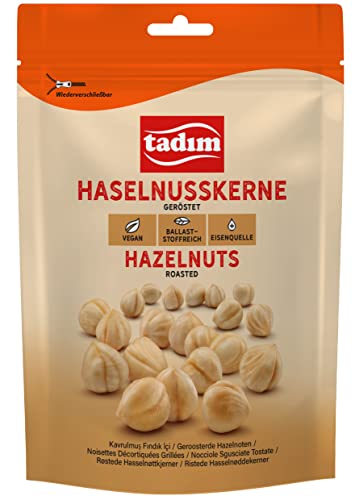 TADIM Haselnusskerne | Geröstet und ungesalzen | 10 Packungen in einem Karton (10 x 150 g) Cover
