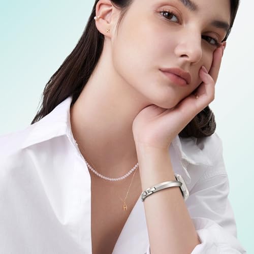 Image of Missair Thin Band Compatible with Apple Watch 38mm 40mm 41mm 42mm 44mm 45mm 46mm 49mm for Women, Slim Bracelet Designer Dressy Stainless Steel Metal Strap for iWatch Series 11 10 9 8 7 6 5 4 SE Ultra