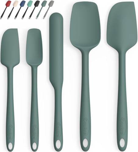 Coukre Silicone Spatula Set of 5,High Temperature...
