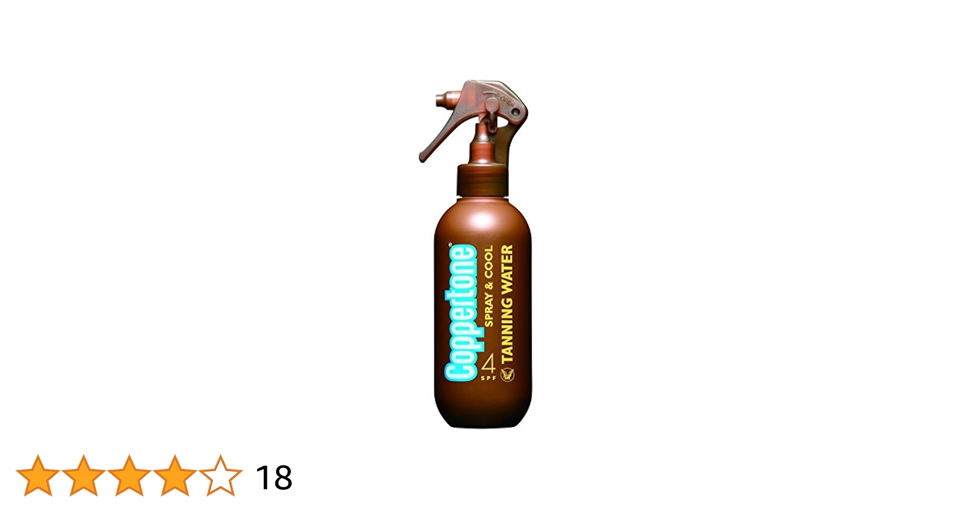 Coppertone Tanning Water SPF4 200ml 3本 Coppertone Tanning Water