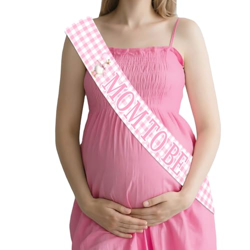 Cheerevea Goose Theme Maternity Sash, Mom to Be Sash, Silly Goose Farm Animal Theme Baby Shower Gender Reveal Party Supplies