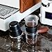 watchget 58mm Dosing Cup Espresso Coffee Dosing Cup Compatible with 58mm Portafilters Plastic Espresso Dosing Cup Coffee Machine Accessories, Frosted Black