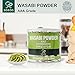 Soeos Wasabi Powder 8oz (227g), Premium Wasabi Powder for Sushi and Sashimi