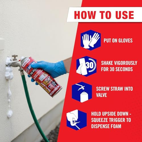 ABRO PUF-450 DIY PU Foam Sealant Spray - Image 3