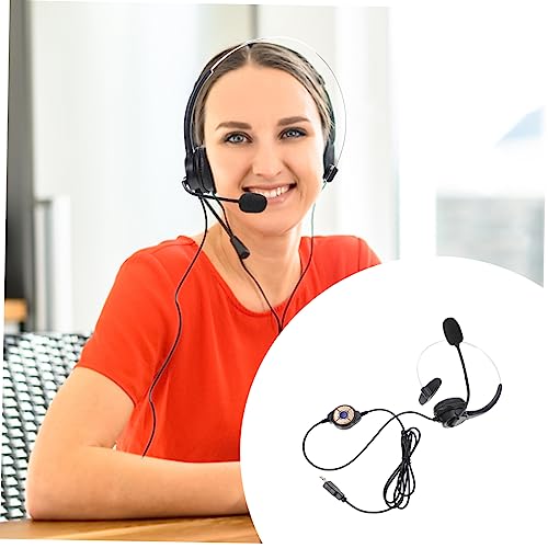 Vaguelly 2 Pçs Fone De Ouvido Único Fones De Ouvido Estéreo Com Cancelamento De Ruído Fones De Ouvid