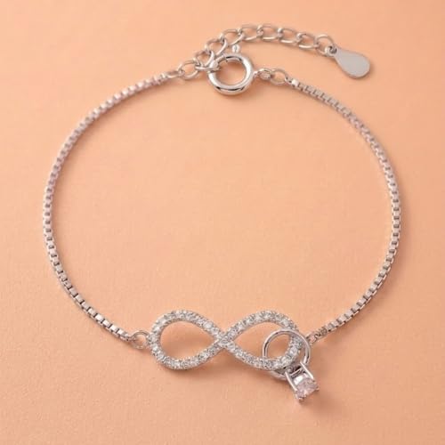 Image of Pure 925 Sterling Silver Evil Eye Bracelet for Women | Adjustable Nazariya Bracelet | Blue Evil Eye Silver Bracelet | Raksha Bandhan Gift for Sister | Elegant Jewelry for Girls & Women