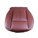 Prefer Warehouse Front Bottom Seat Cover Perforated Leather Seat Cover Red Color Compatible with 2009 2010 2011 2012 2013 2014 Ford F150 F250 F350 F450 King Ranch, Driver Bottom