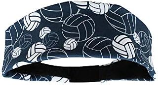 MadSportsStuff Crazy Volleyball Headband (Navy/White, One Size)