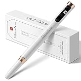 MelodySusie PM170F Nail Drill for Acrylic Nail Kit, Rechargeable Lightweight Cordless 30000RPM Nail File 30 Speeds, 6 in 1 Manicure Nail Set with Nail Drill Bits Sanding Bands Polishing Tool, White