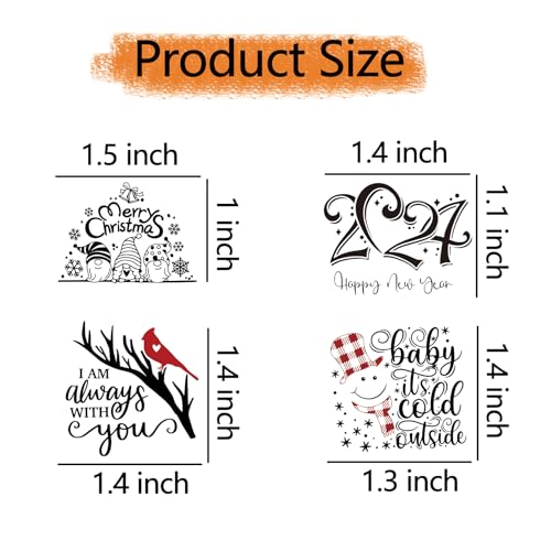 Huahui CHRISTMAS VINYL STICKERS Waterproof Christmas Decals For Ornament Xmas Ball Wood Cup Glass Water Bottle Decoration thumb #3