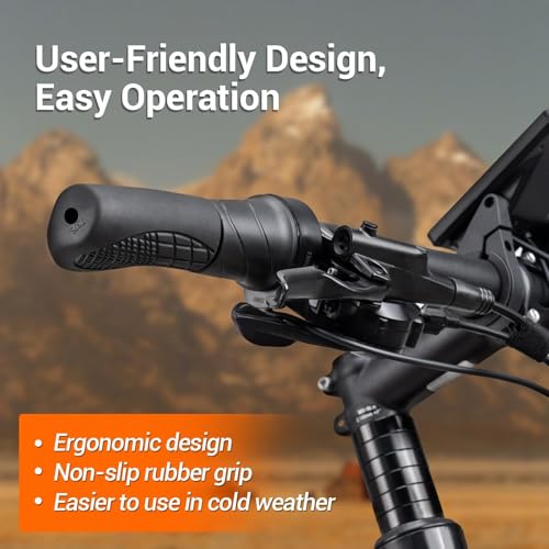 Image of Zeekpowa Thumb Throttle Twist Throttle for Bafang BBS01B /BBS02B /BBS-HD Mid Drive Motors 3-Pin Female Connector eBike Conversion Kit Accessory