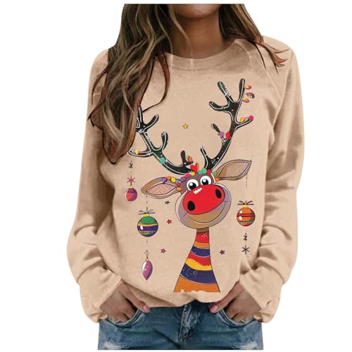 Pull col rond femme ample fini les hauts inconfortables pendant le froid