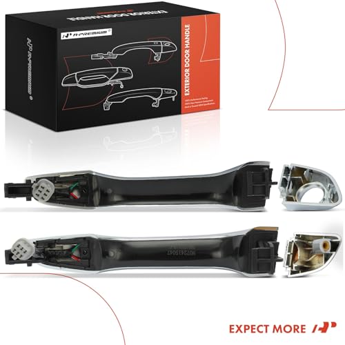 A-Premium Outside Exterior Door Handles Compatible with Hyundai Elantra 2017 2018 2019 2020, Chrome, 2-PC Set, Front Driver and Passenger Side by A-Premium - Used condition - Image 9
