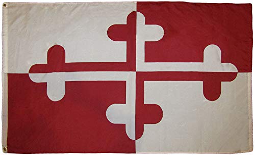 3x5 Maryland Historic Crossland Banner 3'x5' Premium Quality Rough Tex 100D Oxford Polyester Flag