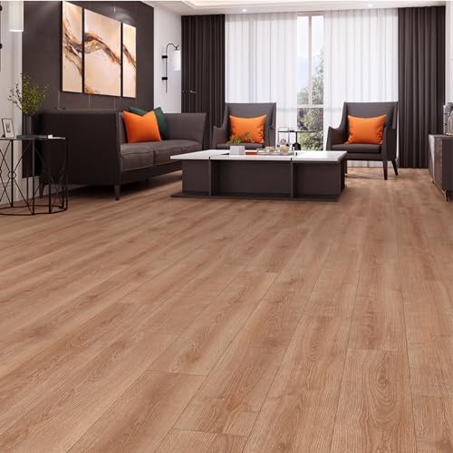 INMOZATA Revestimiento de suelo de PVC autoadhesivo, 36 baldosas/91,5 x 15,2 cm, 5,01 m², suelo de vinilo autoadhesivo, grosor 2 mm, impermeable, para cocina, baño, casa, baldosas de madera natural