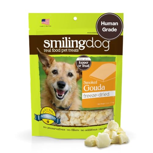 Herbsmith Smiling Dog Smoked Gouda Treats 9.6 oz