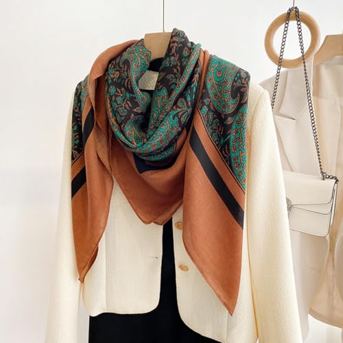 51x51 Inch Large Square Scarf Multi-purpose Fashion Scarves Shawl Sarong Hair Wrapping Scarfs Neck Scarves for Women3