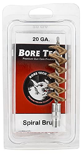 Bore Tech Bronze Spiral Shotgun Brush, 20 Gauge