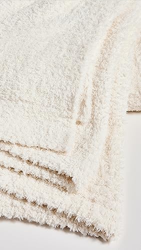 Barefoot Dreams Women's CozyChic Throw, Cream, Off White, One Size3