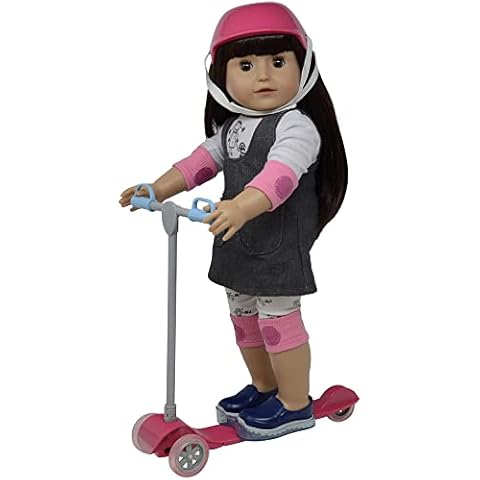 The New York Doll Collection 18" Doll Scooter & Helmet Set Cover