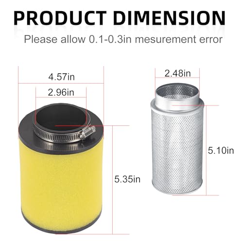 Image of Air Filter & Guide Cleaner Body for Honda Rancher 420 TRX420 FA FE FM TE TM FPA FPE FPM 2007-2014