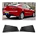1Pair Car Rear Window Shutter Trim Cover Compatible for 3 2003-2007 Side Louver Scoop Spoiler Deflector B