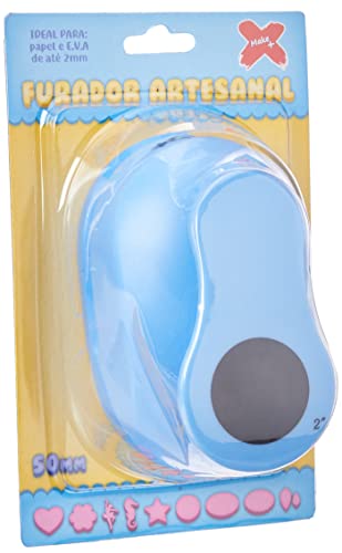 Furador Para Papel e EVA, Make +, Círculo, Gigante, 50 mm