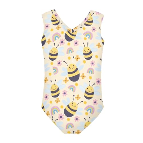 Image of Girls Swimsuit 3-14Y One Piece Swimwear Sleeveless Girls Bathing Suit