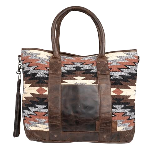 Bolso Tote de Cuero Multicolor Guadalupe STS Ranchwear miniatura 4